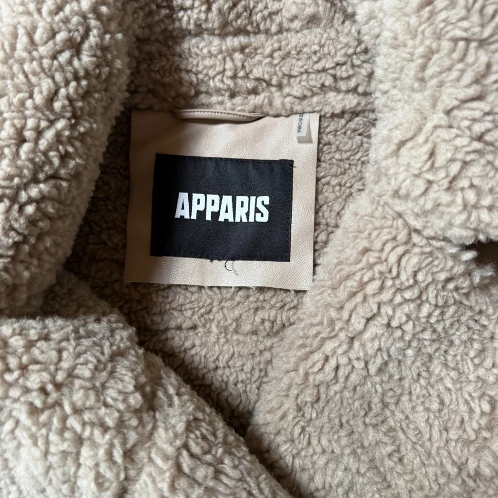 Apparis Jay Faux Leather & Faux Shearling Moto Jacket - Picture 3 of 8